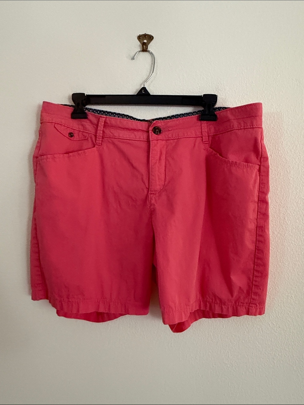 Women’s Pull-On Bermuda Shorts in Coral